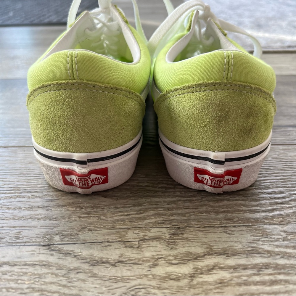Vans Sharp Green Old Skool Classic Skate Shoes - Picture 10 of 14